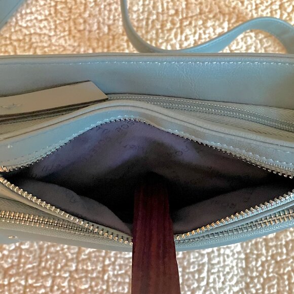 NWOT Rosetti Blue Small Crossbody Purse * Silver Accents * Multiple Pockets - Picture 5 of 9